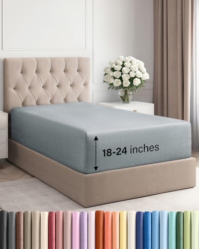 CGK Linens Deep Twin XL Fitted Sheet by CGKUnlimited