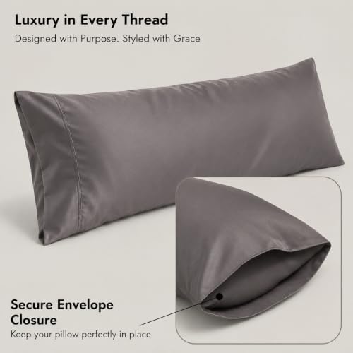 Cotton Metrics Body Pillowcase 20x72 – 100% Tencel Lyocell Eucalyptus Cooling - Image 6