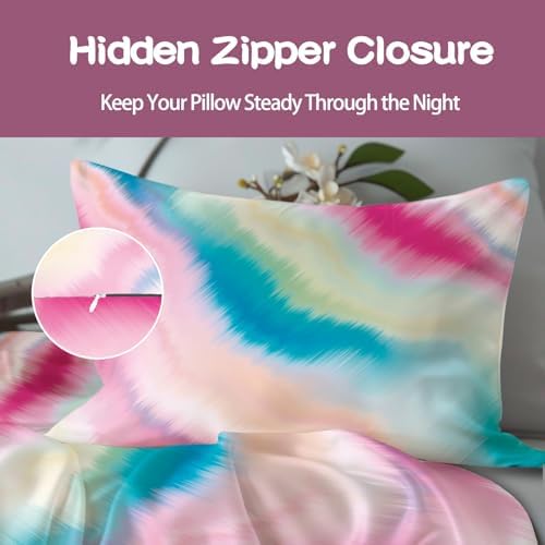 Satin Pillowcase for Hair and Skin, Softer Than Mulberry Silk Pillow Cases 2 - Image 2