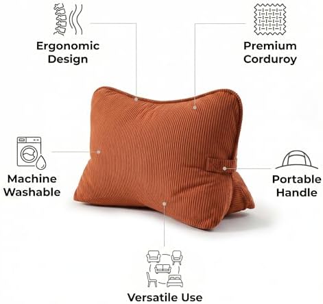 Pat. Pend. Corduroy Back Support Pillow - Image 4