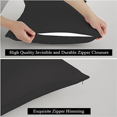100% Egyptian Cotton Body Pillow Cover Long Pillow Case 600 Thread Count - Image 4