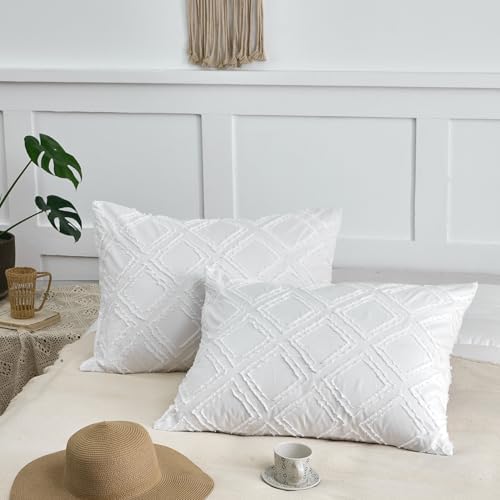 King Pillow Shams 2 Pack, King Size Pillowcases by xuandian