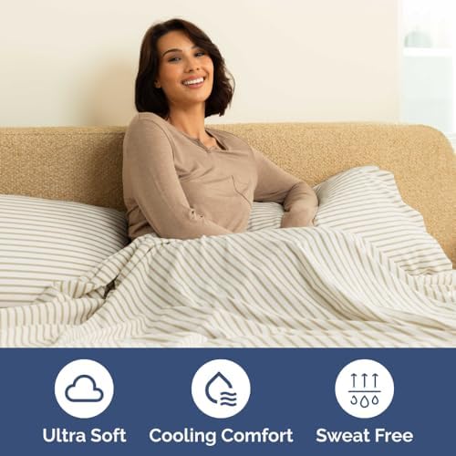 Short Queen Size 4 Piece Bed Sheet Set - Image 4