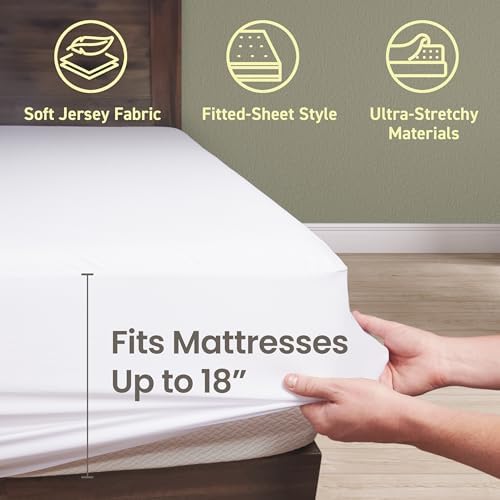 SafeRest Waterproof Mattress Protector Twin Size - Image 3