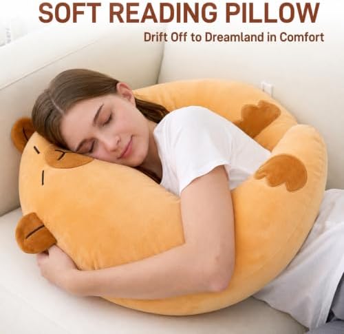 Cute Brown Gaming Pillow for Lap - Image 5