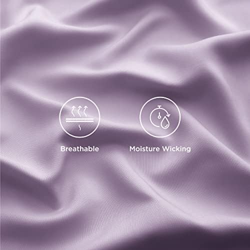 Bedsure PureWoven 100% Rayon Derived from Bamboo, Queen Sheets, 4 Pieces - Image 4