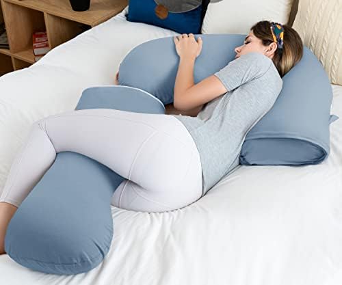 INSEN Pregnancy Pillow for Sleeping, Body Pillow for Pregant Women, L Shaped - Image 5