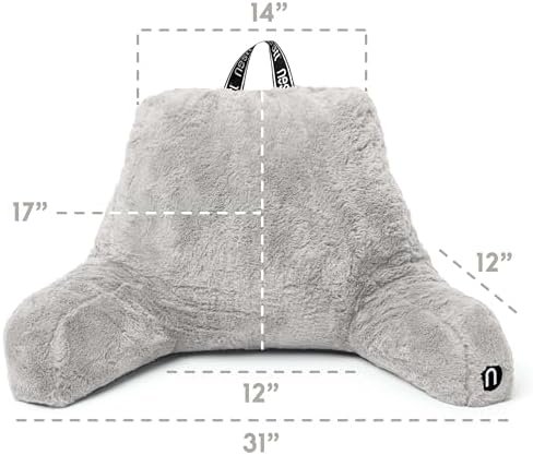 Nestl Fur Reading Pillow, Stylish Back Pillow - Image 3