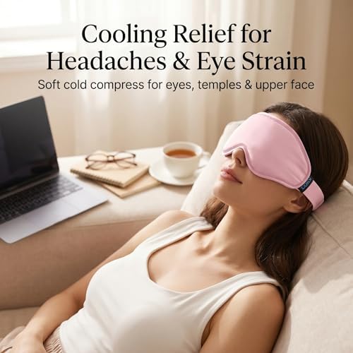 Cooling Eye Mask for Puffy Eyes, Reusable Gel Ice Pack Cold Compress for - Image 3