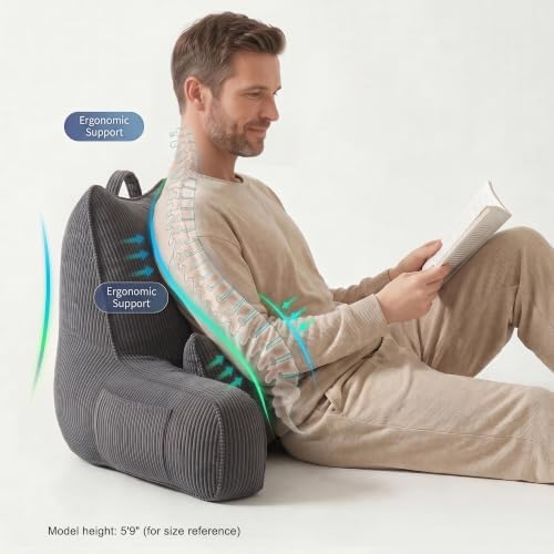 Patented Design Corduroy Reading Pillow - Image 4
