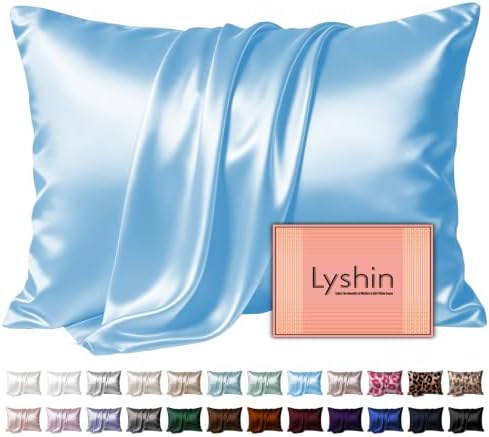 LYSHIN Silk Pillow Cases Standard Size by LYSHINSILKPILLOWCASES