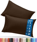 Pillow Cases Queen Size Set of 2, Ultra Soft Comfy Pillow Covers by UTOPIABEDDING