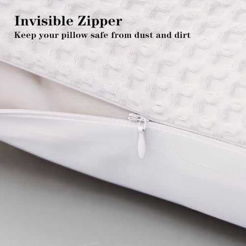 100% Cotton Waffle Weave Body Pillowcase 1 Pack - Image 3
