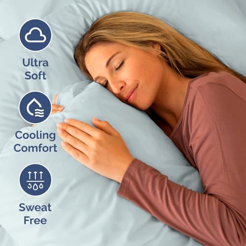 Short Queen Size 4 Piece Bed Sheet Set - Image 4