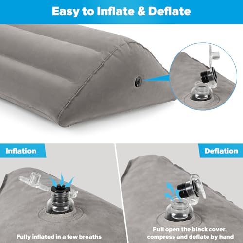 USHMA Inflatable Knee Wedge Pillow - Image 6