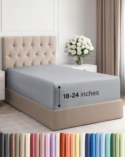 CGK Linens Extra Deep Twin Fitted Sheet by CGKUnlimited