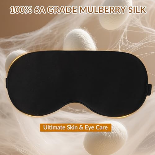 100% 6A Mulberry Silk Sleep Mask - Image 4