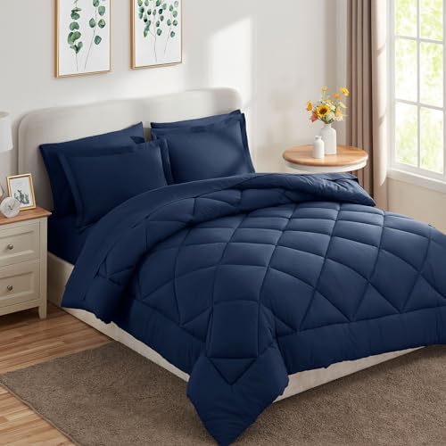 CozyLux California King Comforter Set 104"x96", 7 Piece - Image 4