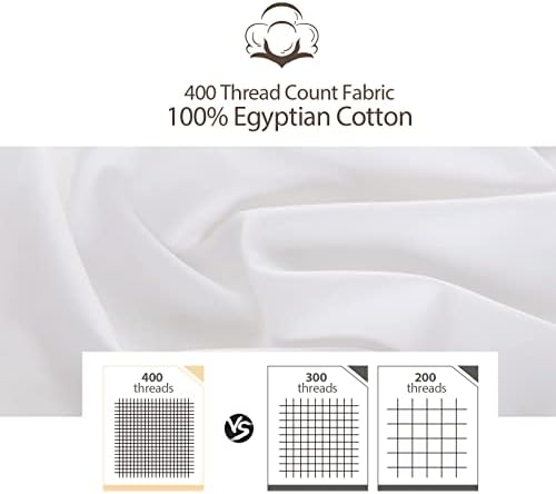 100% Egyptian Cotton King Size Pillow Protectors - Image 2