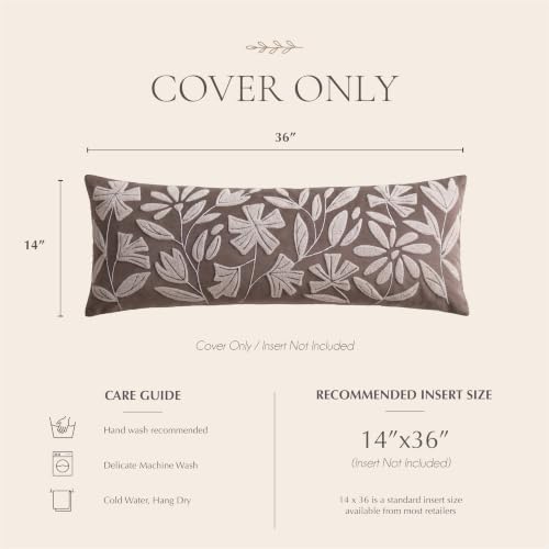 BlissBlush Long Lumbar Pillow Cover 14x36 - Image 6