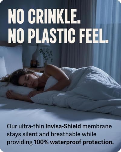 SafeRest Waterproof Twin XL Size Mattress Protector - Image 3