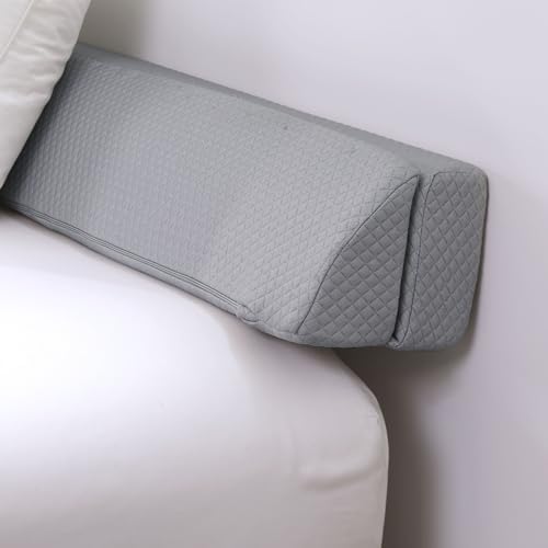 HOMBYS Wedge Pillow Headboard for Bed Gap, Foldable Bed Wedge Gap Filler Queen - Image 5