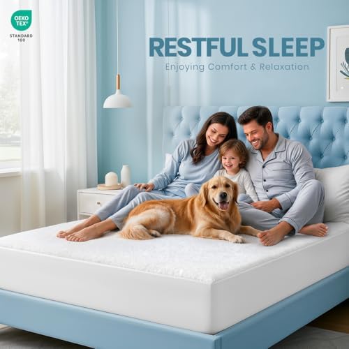 Waterproof California King Mattress Protector 2 Pack fits 17" Deep Pocket - Image 5