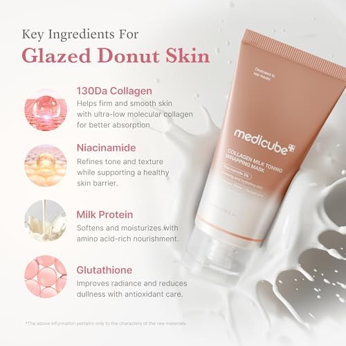 medicube Wrapping Mask Collagen Glazed Milky Glow - Image 4