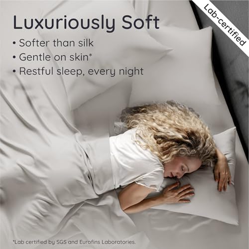 Bambaw 100% Viscose Derived from Bamboo Queen Size 6 Piece Sheet Set - Image 5