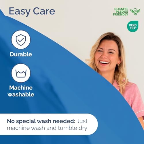 Short Queen Size 4 Piece Bed Sheet Set - Image 6