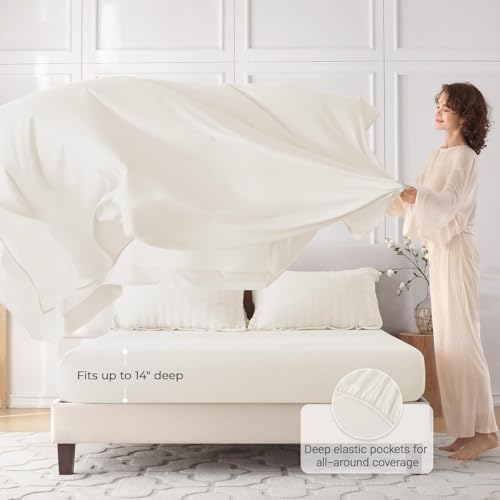 MUXHOMO 7 Pieces Full Comforter Set, Seersucker Bed in a Bag Full Size - Image 3