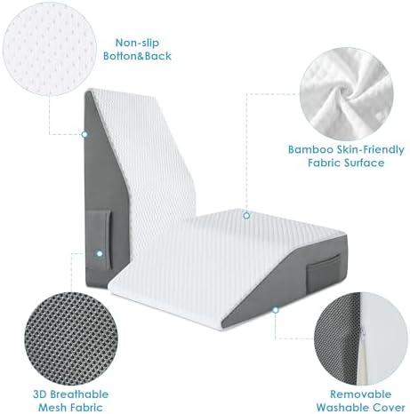 Cozymaker 6-inch Adjustable Leg Elevation Pillows - Image 4