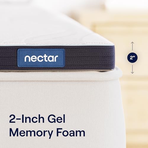 Nectar Softer Mattress Topper, Gel Memory Foam - Image 2