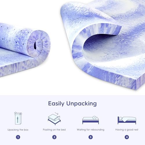 ELEMUSE 3 Inch Ventilated Design Memory Foam King Size Mattress Topper - Image 6