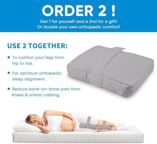 Knee Pillow with Soft Straps for Side Sleepers - Image 6