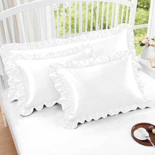 Homiest Ruffle Satin Pillowcase - Image 5