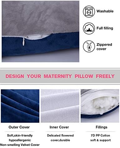 60in Full Body Pillow | Nursing, Maternity and Pregnancy Body Pillow | Awesling - Image 4