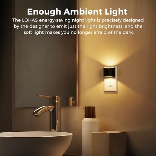 L LOHAS LED Night Lights Plug into Wall with 3CCT Adjustable, 1W Nightlight - Image 3
