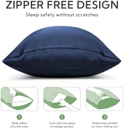 MR&HM Queen Pillowcase Set of 2, Cooling & Breathable - Image 5