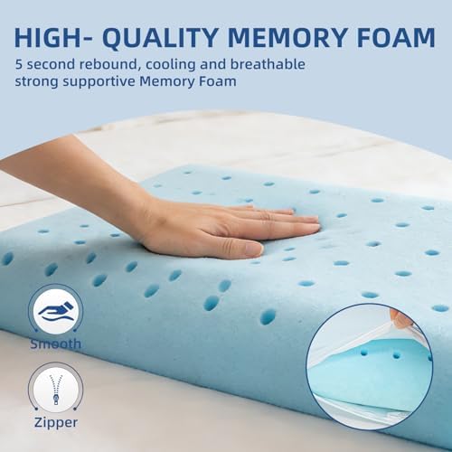HIMOON Memory Foam Pillow Queen Size - Image 3