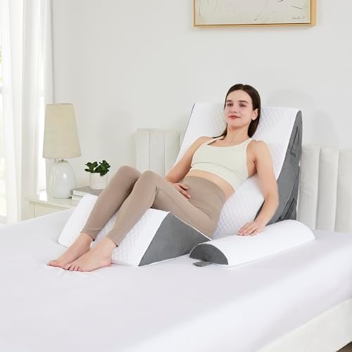 Orthopedic Wedge Pillow Set for Leg, & Knee Support - Image 2