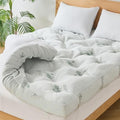 WhatsBedding 4 inch Bamboo Memory Foam Mattress Topper by WhatsBedding