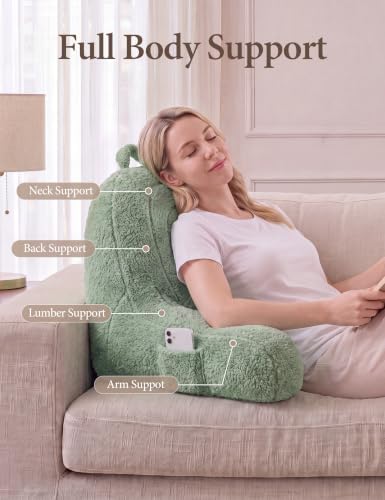 Yoofoss Reading Pillow for Bed Sitting up, Backrest Pillows - Image 2