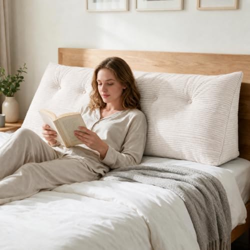 Headboard Pillow Queen, Wedge Pillow Headboard by BestRoyal