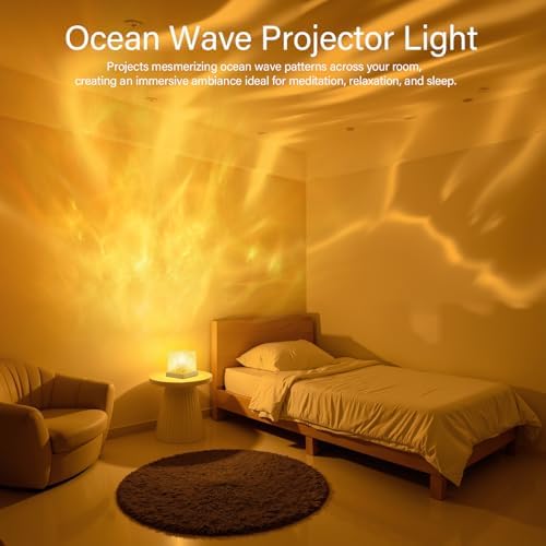 Ocean Projector for Bedroom, Ambient Lighting with Remote for Room Decor - Image 2