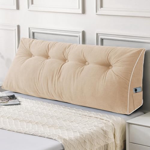 Sasttie Headboard Pillow Full, Wedge Pillow Headboard by SASTTIE
