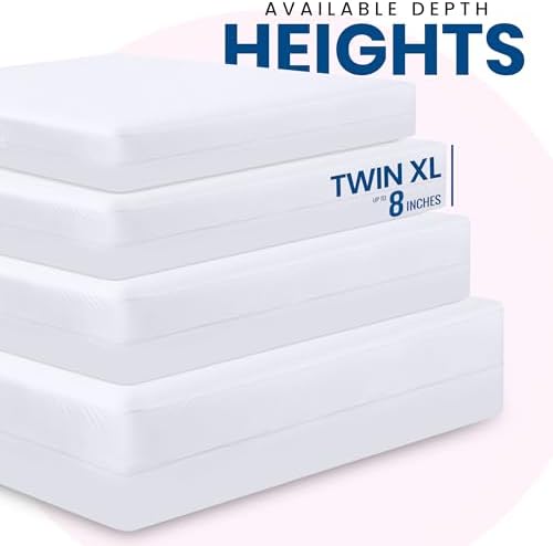 Waterproof Zippered Mattress Protector Twin XL Size - Image 2