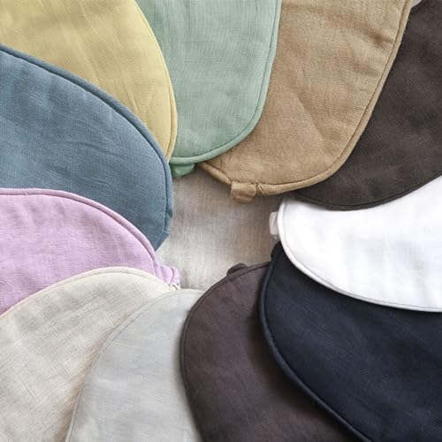 100% Pure Linen Sleep Mask Blackout Eye Mask - Image 4