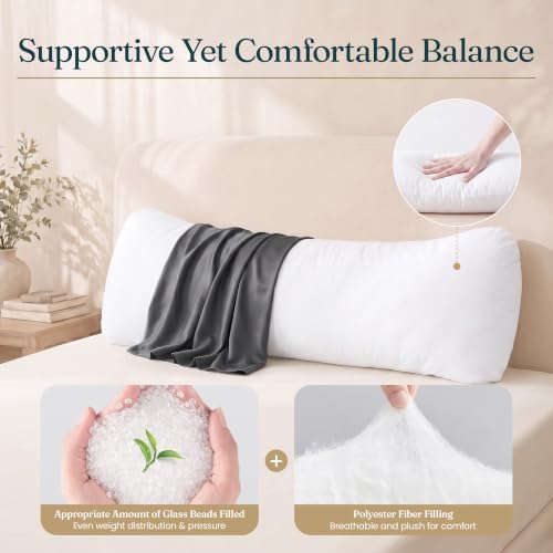 Oubonun Weighted Body Pillow for Side Sleepers, 41x10in 7.15lbs - Image 5