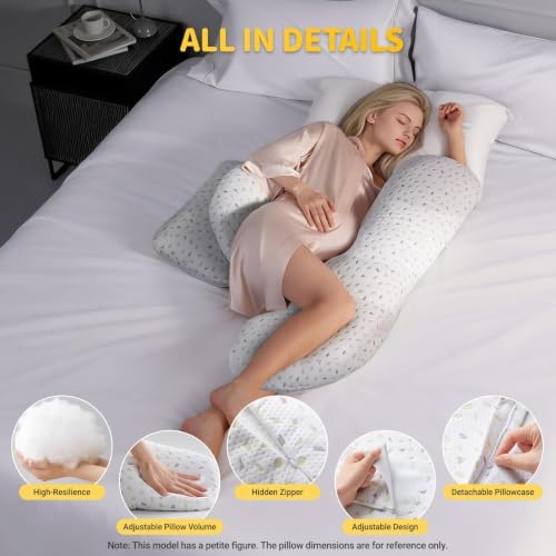 Pregnancy Pillow for Sleeping, Maternity Pillow Support for Back - Image 6